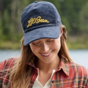 L.L. Bean Blue Corduroy Cap